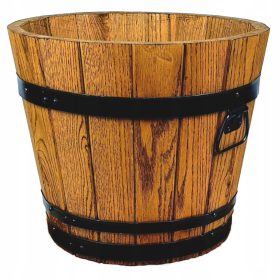    Drewdon Blumentopf 35 cm x 35 x 30 cm, Holz, Braun- und Beigetöne