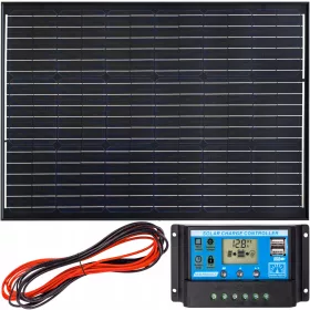 SOLARPANEL SOLARBATTERIE 50W 12V REGLER