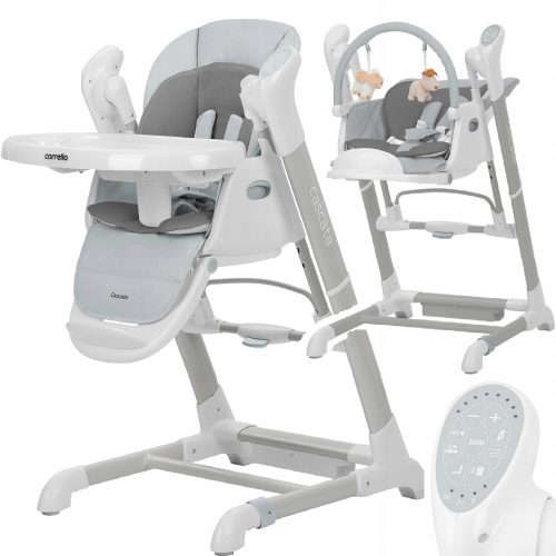  Carello Hochstuhl 100 x 57 x 97 cm + Septona Baby Dermasoft Family Kamille Feuchttücher 1 x 12 Stk.