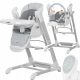  Carello Hochstuhl 100 x 57 x 97 cm + Septona Baby Dermasoft Family Kamille Feuchttücher 1 x 12 Stk.