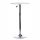 CorpoComfort runder silberner Küchentisch 60 x 60 x 110 cm