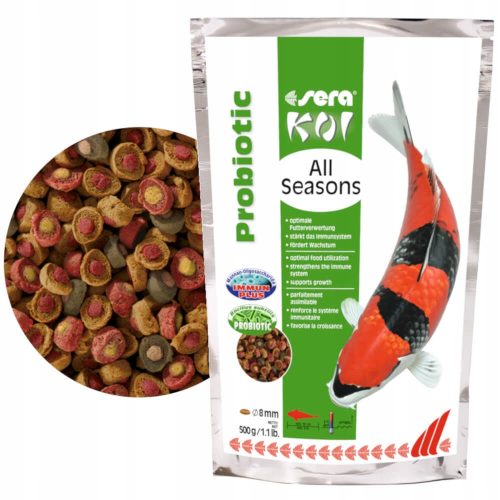  Sera Koi All Seasons Probiotisches Fischfutter 500g