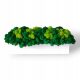 Dekoratives Moos WEISSER Blumentopf 30 cm mit GEMISCHTEM Moos