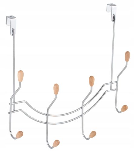 Badezimmer-Kleiderbügel Nicht-invasive bePracti-Chromstange mit Haken