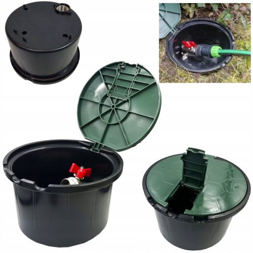  Aquabin-Wasseransaugkasten mit 3/4-Zoll-Ventil