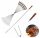  Gabeln für einen Feuergrill-Sticks 125 cm 10 Stück für einen Feuerwurstgrill