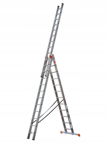 STRUKTURO Leiter 9,25 m Aluminium 3 x 36 bis 150 kg
