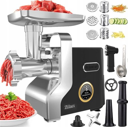  Zilan ZLN0126 Fleischwolf schwarz 2100 W