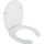  Sapho Uran Toilettensitz, weißer Duroplast