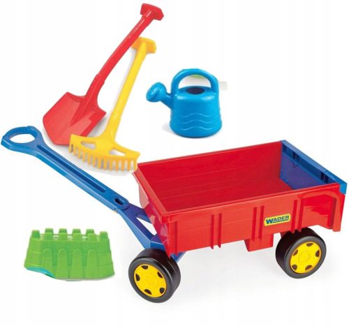  Wader 10960 Cart - Anhänger türkis gelb