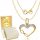  Goldkette mit Herz 585 Geschenkgravur