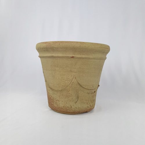  Blumentopf Eco Line Sp z o. 30 cm x 30 x 25 cm Keramik creme, natur, Blautöne, Braun- und Beigetöne, Terrakotta
