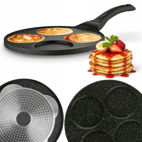 Bratpfannen Tadar Marmor-Pfannkuchenpfanne 26 cm antihaftbeschichtet (Antihaftbeschichtung)