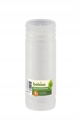 Kerzeneinsätze Paraffineinsätze für Kerzen Bolsius 8,5D 22 cm 12 Stück