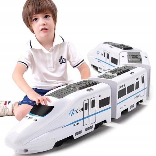 Großer elektrischer Zug, batteriebetriebene Waggons