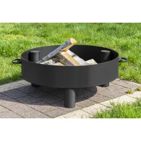  Kamin mit runden Beinen, Zylinder innen