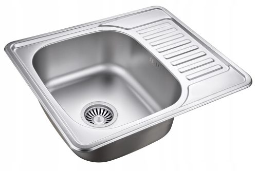Quadron Kevin 116 SteelQ Spüle mit Siphon und Abdeckung