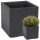  Blumentopf Lamela 40 cm x 40 x 40 cm Durchmesser 40 cm Kunststoff Graphit