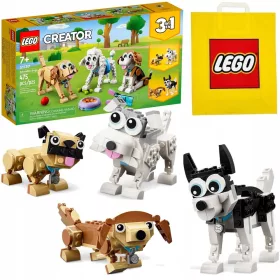    LEGO Creator 3113701 Süße Hunde 3in1 31137 + LEGO Papiertüte