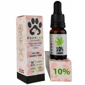 Kush CBD 10 % Vollspektrum-Hanföl für Haustiere, 10 ml