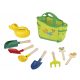 Playtive Kleines Gärtnerset, Tasche mit Werkzeugen