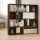Paravent VidaXL Bücherregal braune Eiche 105x24x102 cm
