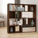 Paravent VidaXL Bücherregal braune Eiche 105x24x102 cm