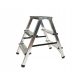 Drabest Leiter 2,61 m Aluminium bis 125 kg