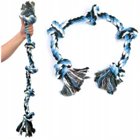  Hundeseile und Ringe Mega Sznur Szarpak XXL 100 cm