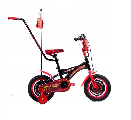  Disney CARS 12 BLACK Kinderfahrrad, 12" Rad, schwarz