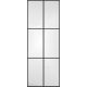  Spiegel im schwarzen Aluminiumrahmen Loft 6K 170X50