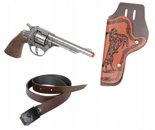  GONHER 201/0 Cowboy-Revolver aus Metall mit Holster