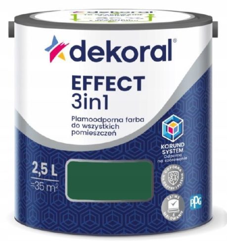  Dekoral Latex-Wandfarbe 2,5 l, flaschengrün matt