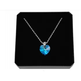  925 SILBER HALSKETTE – SWAROVSKI HERZ