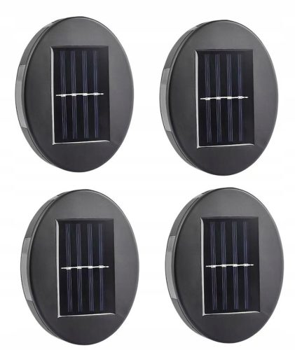  4X SOLAR-GARTENLAMPEN SOLAR-WANDLAMPE