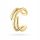  SILBER-OHRRING, pr. 925 FAKE-Spirale