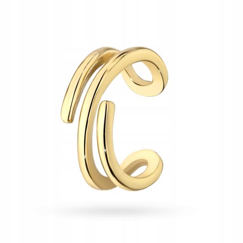  SILBER-OHRRING, pr. 925 FAKE-Spirale