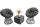 Ein Satz Garten- und Terrassenmöbel Corciano Gartenmöbel-Set aus Metall, 5-teilig.