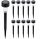  SuperLED-Solarlampe, schwarz, 29,5 cm, 10 Stk.