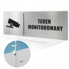 ÜBERWACHUNGSBEREICHSPLATTE 20x7,5 DIBOND