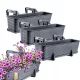  KADAX 3x BALCONY BOX BLUMENTOPF 60cm GRIFFE