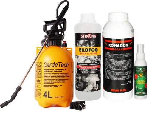 Insektenschutzmittel Starkes Komaron Forte Mücken- und Zeckenspray 1 l + 3 weitere Produkte