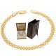  GOLD VOLLSTÄNDIGES MODULARES BISMARK-ARMBAND FÜR DAMEN PR. 585 925 + KOSTENLOSE GRAVUR