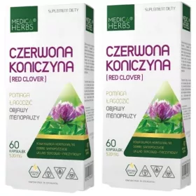   Medica Herbs Rote Klee Kapseln - Natürliche Hormonbalance - 120 Stück