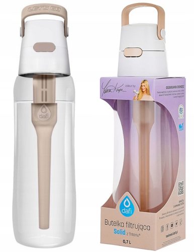  DAFI Solid 0,7 Cappuccino 0,7 l Ecru-Filterflasche