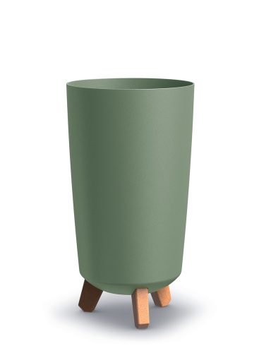  Prosperplast Gracia Tubus Slim Blumentopf 23,9 x 44,5 cm grün