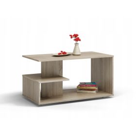    TopEshop DALLAS rechteckiger Couchtisch 91 x 51 x 40 cm Sonoma-Eiche