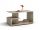  TopEshop DALLAS rechteckiger Couchtisch 91 x 51 x 40 cm Sonoma-Eiche