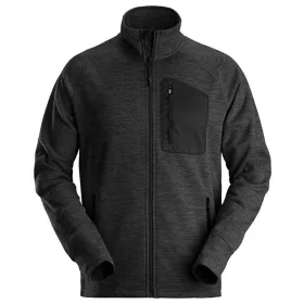 8042 Snickers Fleece-Sweatshirt, Größe XL, schwarz