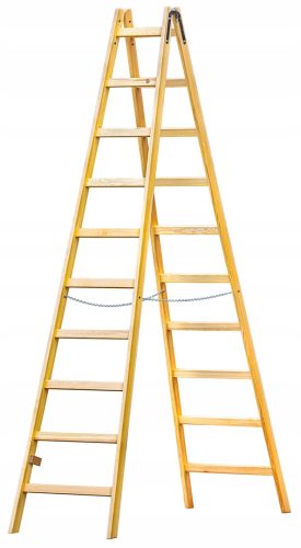 Danielleiter 2,9 m Holz 10 bis 150 kg